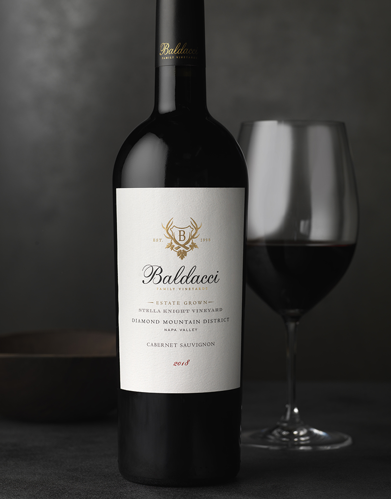Baldacci-Family-Vineyards-Diamond-Mountain-District-Cabernet-Sauvignon-Wine-Packaging-Design-Logo-800