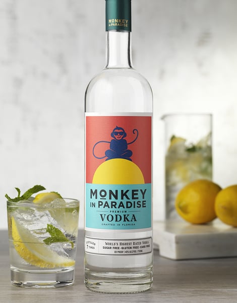 Monkey-In-Paradise-Vodka-Packaging-Logo-Design-800